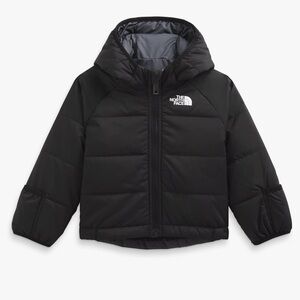 The North Face Black Baby Reversible Perrito Hooded Jacket, TNF Black,
